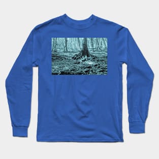 Old forest scene Long Sleeve T-Shirt